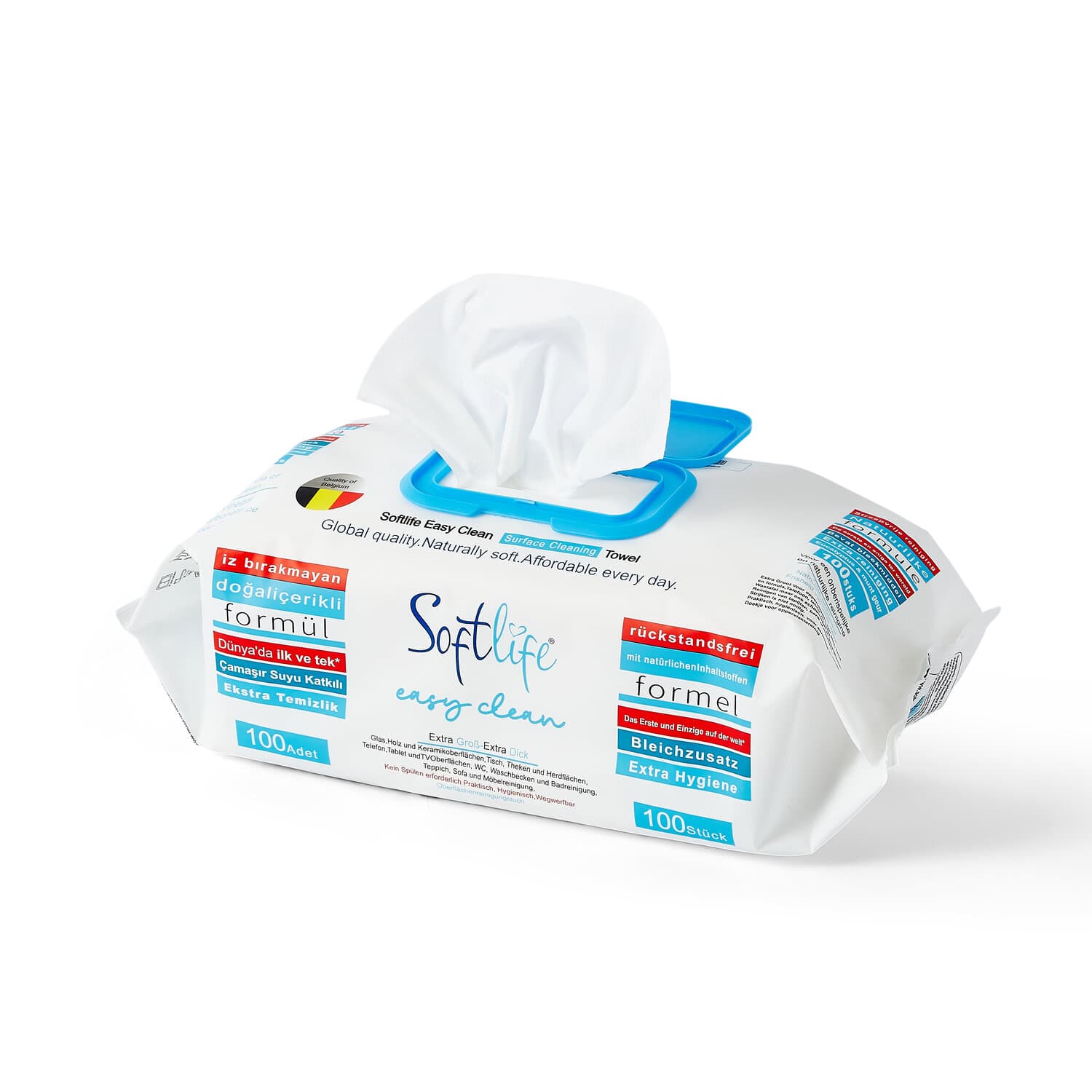 Surface Cleaning Wipes with Bleach